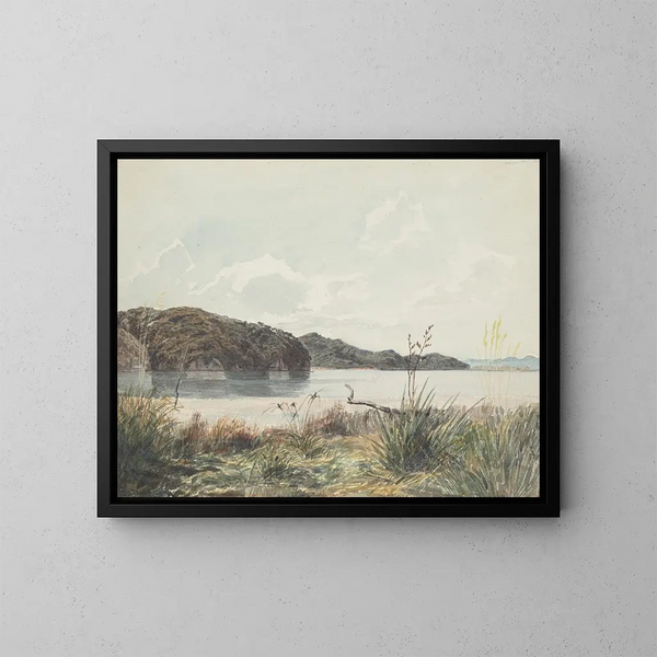 Wanganui-Ouest vu du nord-est - James Crowe Richmond — framed artwork on a wall