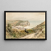 Les falaises à Étretat - James David Smillie — framed artwork on a wall