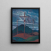 Crucifixion - James Dickson Innes — framed artwork on a wall