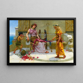 A Playful Parade - James Doyle Penrose — framed artwork on a wall