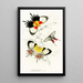 Helicopis Gnidus Erycina Octavius - James Duncan — framed artwork on a wall