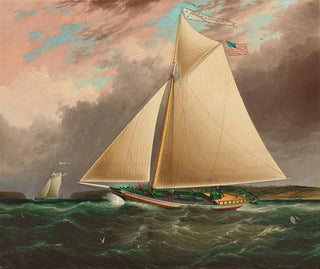 Sloop of the Hudson River - James Edward Buttersworth — artwork view