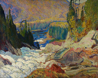 Waterfalls of the Montreal River - James Edward Hervey MacDonald — artwork view