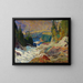 Waterfalls of the Montreal River - James Edward Hervey MacDonald — framed artwork on a wall