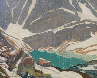 Mountain solitude at Lake Oesa - James Edward Hervey MacDonald — artwork view