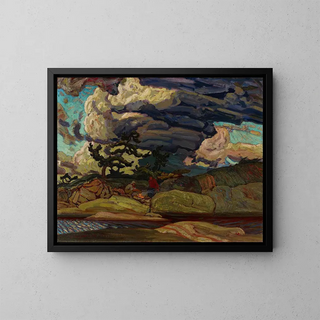 Les Éléments - James Edward Hervey MacDonald — framed artwork on a wall