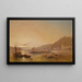 On the Rhine - James Edwin Meadows — framed artwork on a wall