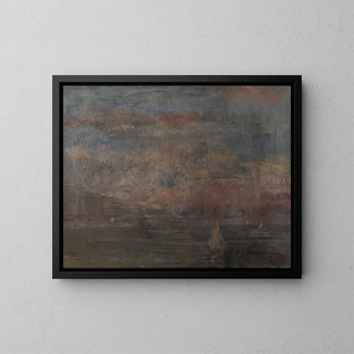 After the Storm - James Ensor — framed artwork on a wall