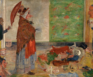 L'étonnement du masque Wouse - James Ensor — artwork view