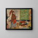 L'étonnement du masque Wouse - James Ensor — framed artwork on a wall