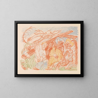 Calvaire - James Ensor — framed artwork on a wall