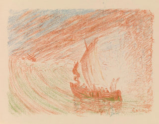 The Christ calming the storm - James Ensor — artwork view