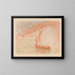 The Christ calming the storm - James Ensor — framed artwork on a wall