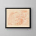 The Christ expels the devil from the body of a possessed - James Ensor — framed artwork on a wall