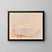 The Christ walking on the waters - James Ensor — framed artwork on a wall