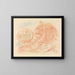 The Christ and the angels - James Ensor — framed artwork on a wall