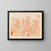 The Christ Before His Judges - James Ensor — framed artwork on a wall