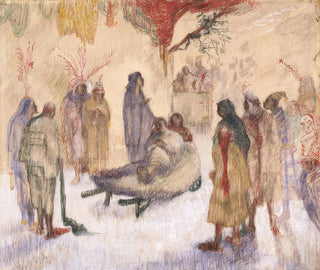 Christ et le paralytic - James Ensor — artwork view