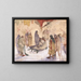 Christ et le paralytic - James Ensor — framed artwork on a wall