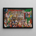 The Entry of Christ in Brussels in 1889 - James Ensor — framed artwork on a wall