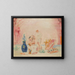 Coquilles et statuettes - James Ensor — framed artwork on a wall
