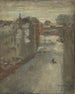 L'avenue Van Iseghem under the snow - James Ensor — artwork view
