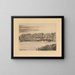 The Wooden Bridge at Ostend - James Ensor — framed artwork on a wall