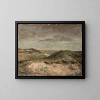 Dunes - James Ensor — framed artwork on a wall