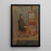 Ensor at his easel - James Ensor — framed artwork on a wall