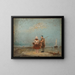 Fishermen Couple - James Ensor — framed artwork on a wall