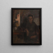 Fisherwoman - James Ensor — framed artwork on a wall
