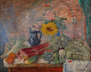 Flowers and Vegetables - James Ensor — artwork view
