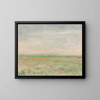 View of Mariakerke - James Ensor — framed artwork on a wall