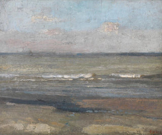 Gray Sea Painting - James Ensor — artwork view