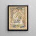 The Garden of Love - James Ensor — framed artwork on a wall