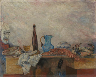 Mask and Crustaceans - James Ensor — artwork view