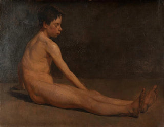 Boy Nude Painting - James Ensor — artwork view