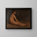 Boy Nude Painting - James Ensor — framed artwork on a wall