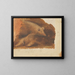 Pigs - James Ensor — framed artwork on a wall