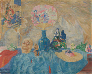Still life with Chinoiseries - James Ensor — artwork view