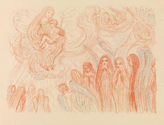 The angels adore Mary - James Ensor — artwork view