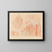 The angels adore Mary - James Ensor — framed artwork on a wall