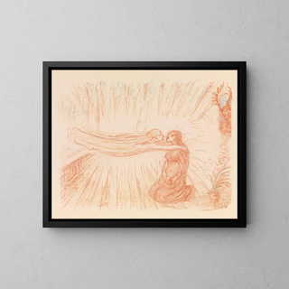 L'Annonciation - James Ensor — framed artwork on a wall