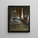 The Bourgeois Salon - James Ensor — framed artwork on a wall