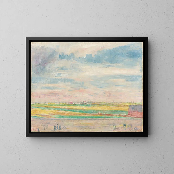 La Haute Barrière près d'Ostende - James Ensor — framed artwork on a wall
