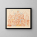Le Saint-Esprit éclaire les apôtres - James Ensor — framed artwork on a wall