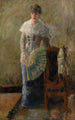 La Dame à l'éventail - James Ensor — artwork view