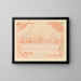 The Last Supper - James Ensor — framed artwork on a wall