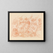 The Massacre of the Innocents - James Ensor — framed artwork on a wall