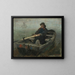 The Rower - James Ensor — framed artwork on a wall